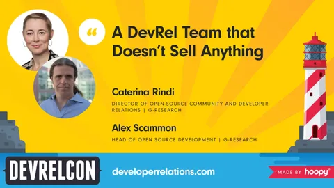 A DevRel team that doesn’t sell anything