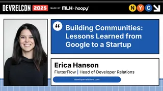Building Communities: Lessons Learned from Google to a Startup