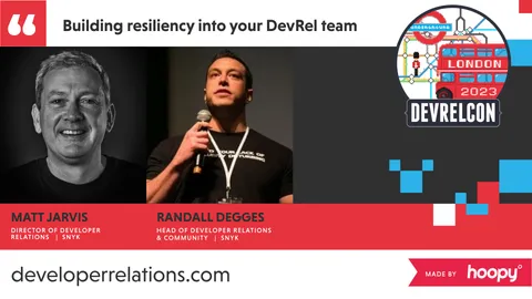 Building resiliency into your DevRel program