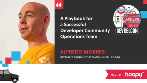 A playbook for a successful developer community operations team