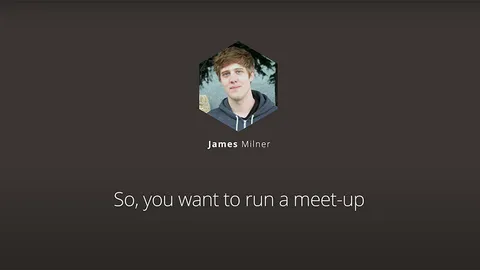 So, you want to run a meetup