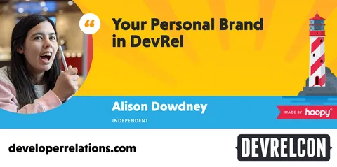 Your personal brand in DevRel